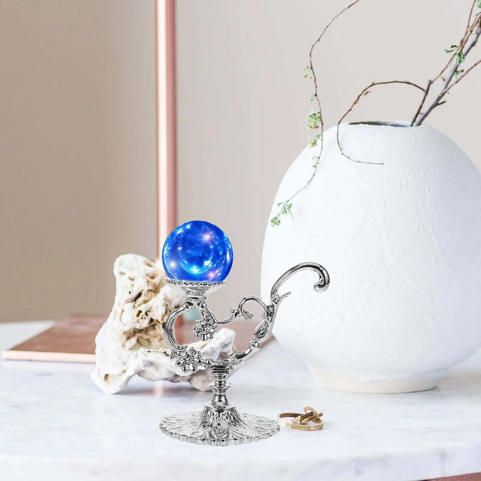 

1pcs Ball for Stone Decor Crystal Sphere Holder Small Desktop Sphere Holder Display Crystal Ball Base Rack Home Gift