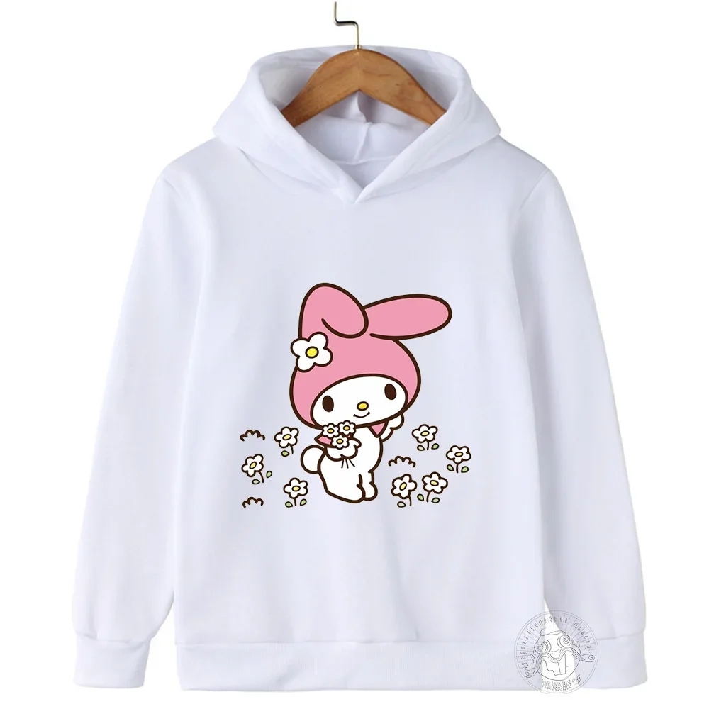 Children's top Spring Autumn cartoon printed graffiti cute wind Sanrio Melody children's clothing for girls comfortable everyday