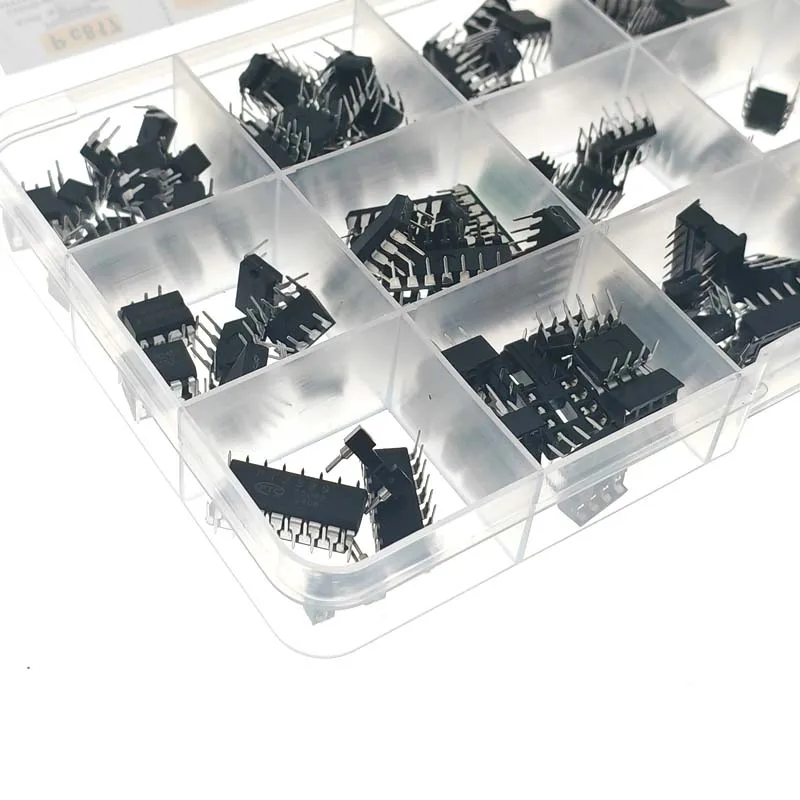 XL IC رقاقة تشكيلة 150 قطعة مذبذب PC817 NE555 LM358 LM324 LM393 TDA2030 NE5532 IC رقاقة فرز مضخم التشغيل