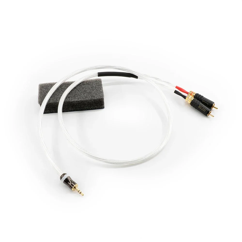 HIFI Nordost Odin audiofilski srebrny wtyczka słuchawkowa aux 3,5 mm do gniazda 2rca Linia sygnału audio Kabel do komputera i audio