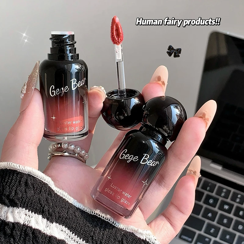 ملمع شفاه Gege Bear رقيق ومرطب وخفيف الوزن وحريري ومتعدد الاستخدامات #4