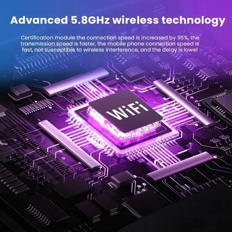 محول CarPlay اللاسلكي للسيارة 2 في 1 وقابس تشغيل تلقائي Android وتحويل سلكي إلى محول لاسلكي لجهاز Apple CarPlay Android Auto