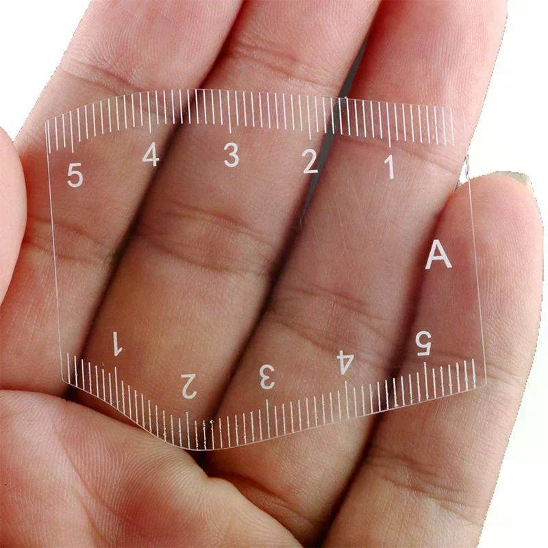 5Pcs Durable Brow Shaping Stencil Shaping Portable Instant Brow Shaper Drawing Eyebrow Design Ruler Gift