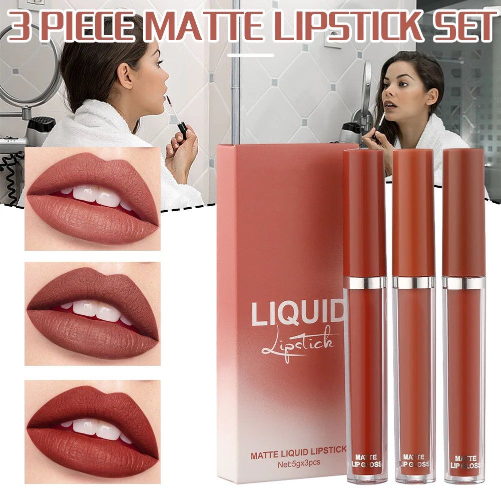 42.5G Matte Lipgloss Hoog Gepigmenteerde Hydraterende Lipglazuur Voor Thuis