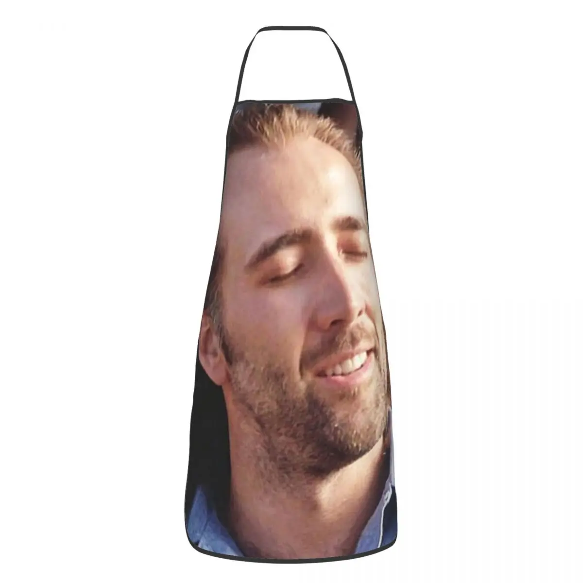 Nicolas Cage Funny Apron for Women Men Adult Unisex Kitchen Chef Bib Tablier Cuisine Cooking Baking Gardening