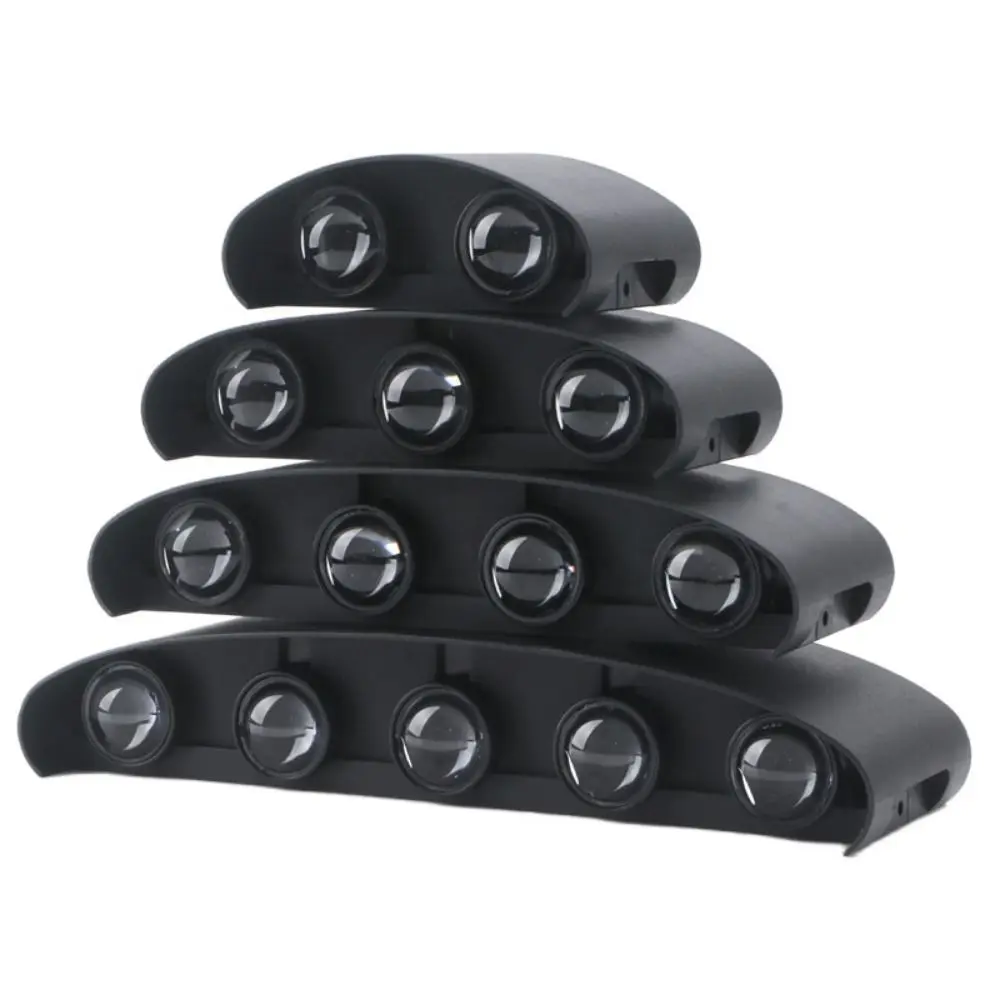 مصباح حائط يعمل بالطاقة الشمسية لأعلى ولأسفل، موفر للطاقة، أضواء دافئة/أبيض/RGB، إضاءة خارجية أوتوماتيكية، سهلة التركيب للديكور #6