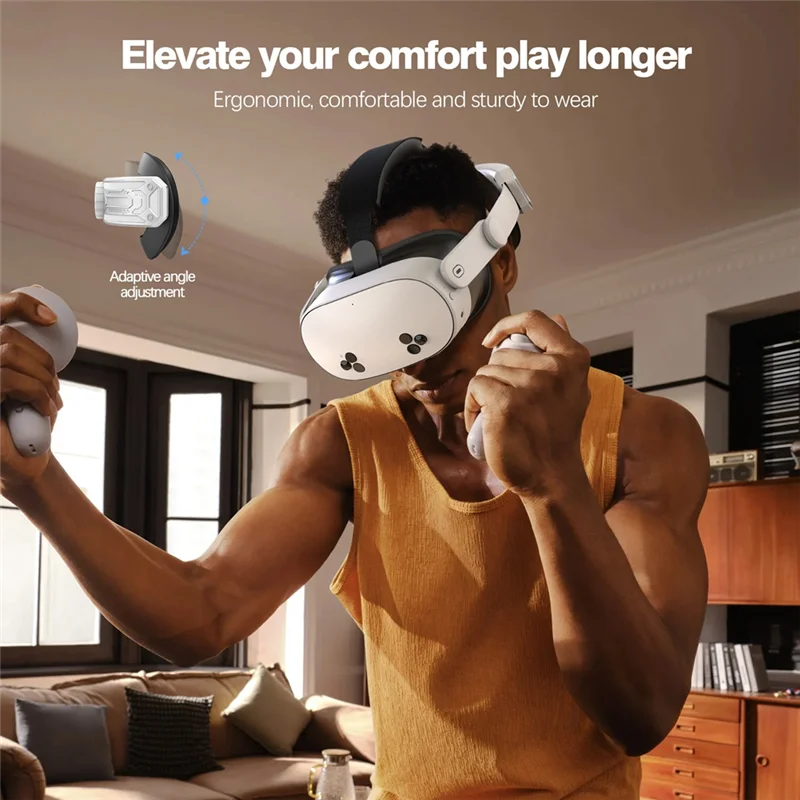 حزام رأس A24U VR لـ Quest 3S VR Elite حزام لملحقات Quest 3S حزام النخبة القابل للتعديل VR