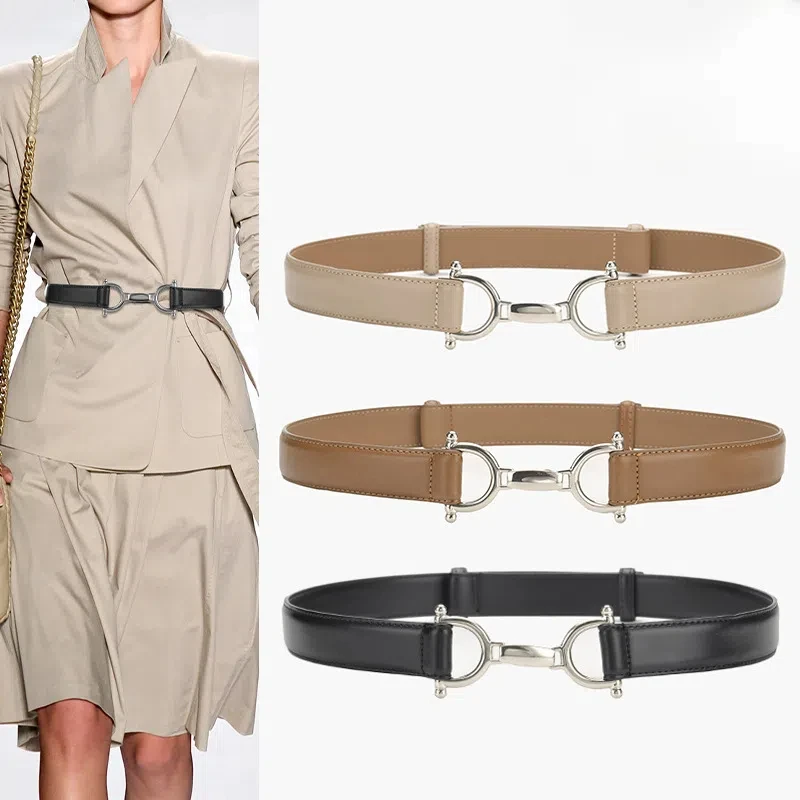 

Новый стиль, модный женский дизайн ремня, украшение для пожилых людей с костюмом, свитер, юбка, роскошные кожаные регулируемые женские ремни