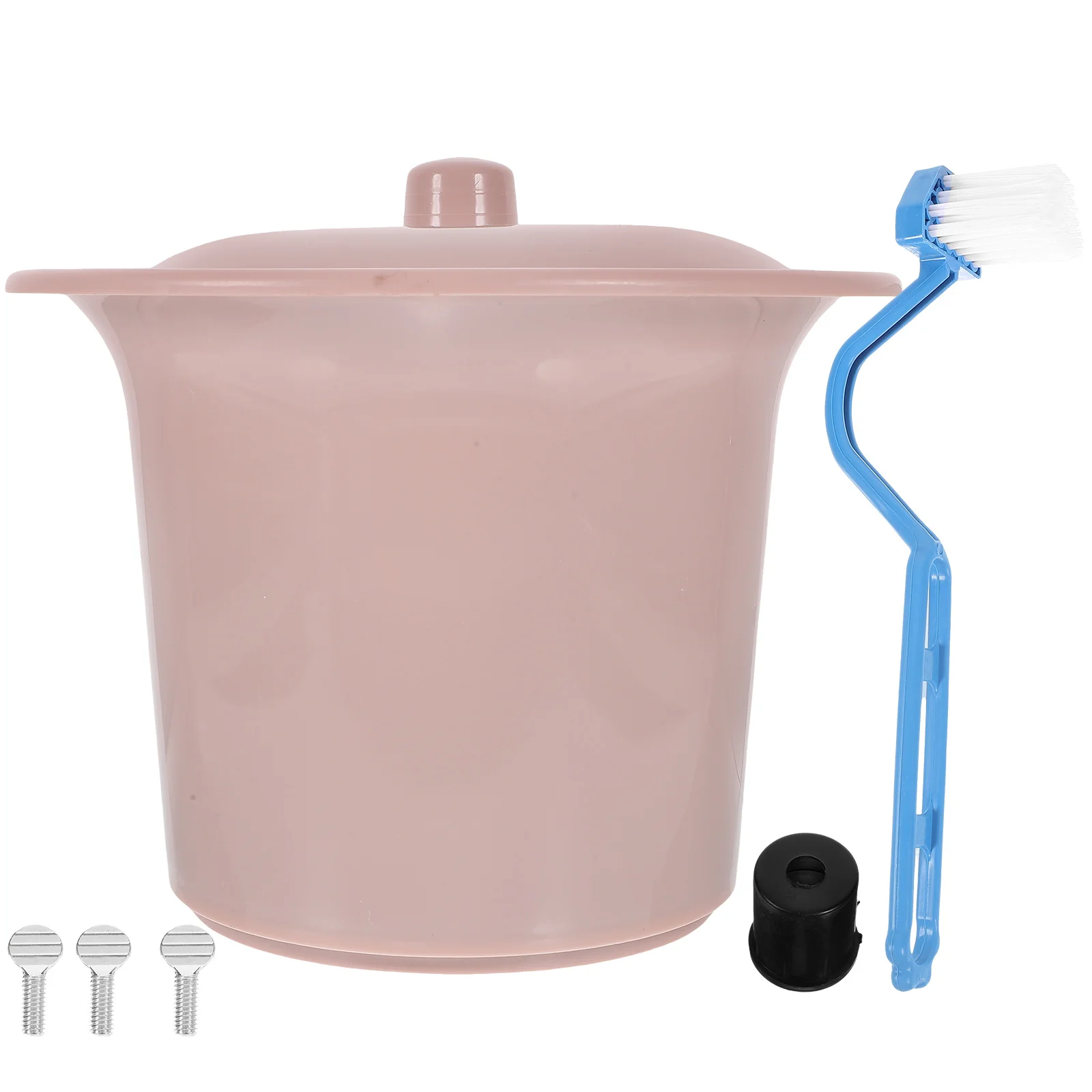 

1pc Plastic Bedpan Pink Random Color Portable Potty for Adult Children Elderly Home Urinal Container Deep Barrel Anti Splash