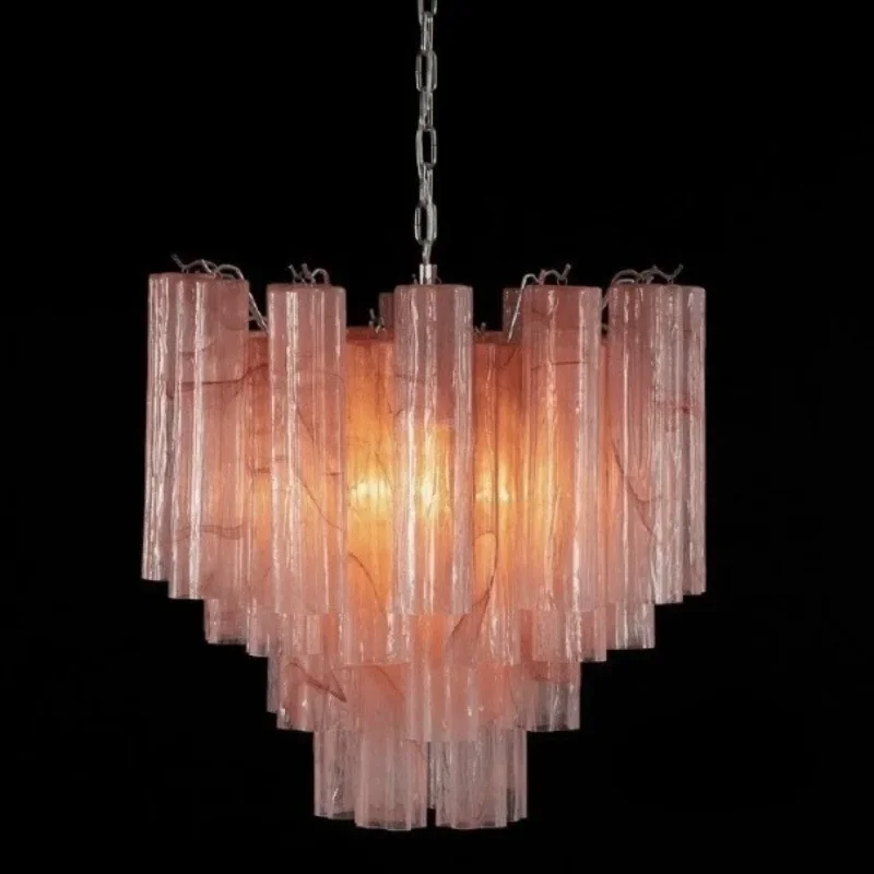 

LED Lighting Fixture Hanging Lamp Glass Pendant Ceiling Chandeliers for Ceiling Vintage Room Decor Lustre Bedroom Restaurant
