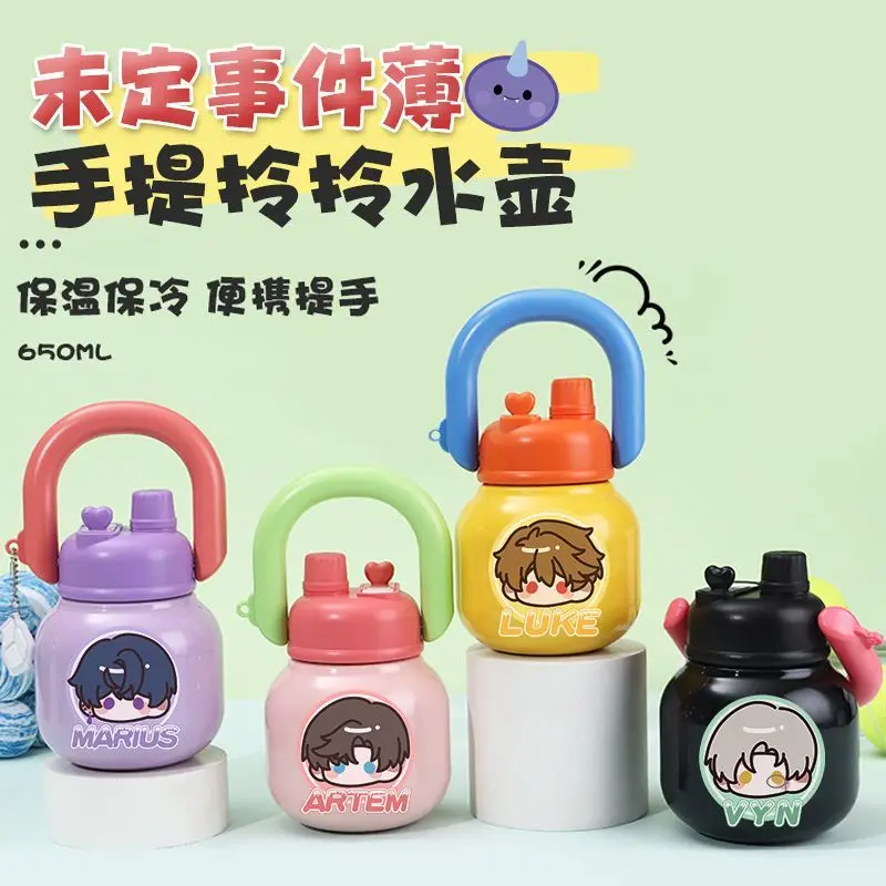 

Аниме 2025 игра «Слезы Фемиды» унисекс Cos Vilhelm Artem Wing Luke Pearce Marius 316, портативный термос из нержавеющей стали, подарок