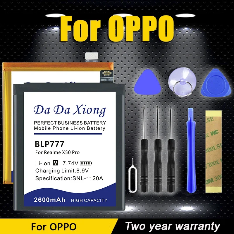 BLP709 BLP717 BLP719 Battery For OPPO Reno Realme Narzo Z X X2 X3 K5 3 6i C3 7 X7 10 20 X50 A52 A72 A92 RA9 A9X Ace2 BLP719 Pro