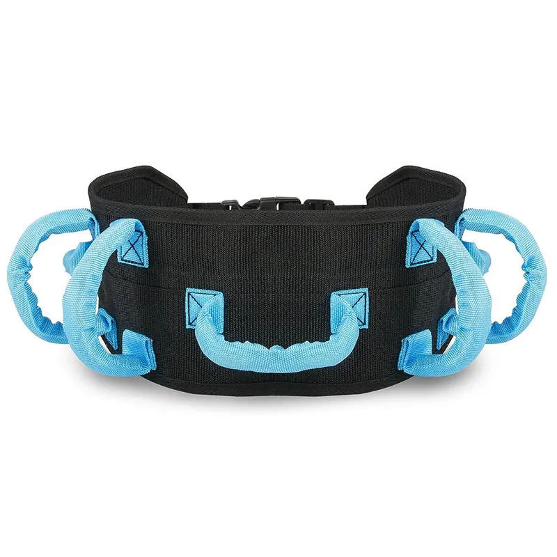 Elderly waist traction assist belt with handle, non slip support, adjustable and breathable for patient care walking belt