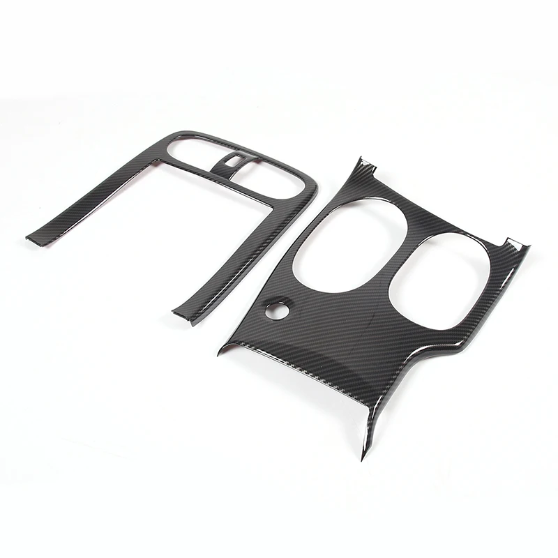 For Chevrolet Corvette C6 2005-2013 ABS Carbon Fiber Car Central Control Panel Cover Trim Interior Car Accessories