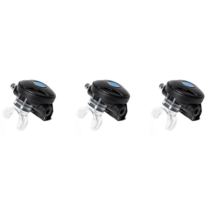 【price-drop-】3x-scuba-diving-2nd-stage-regulator-underwater-scuba-dive-octopus-diving-regulator-equipment-accessory-black