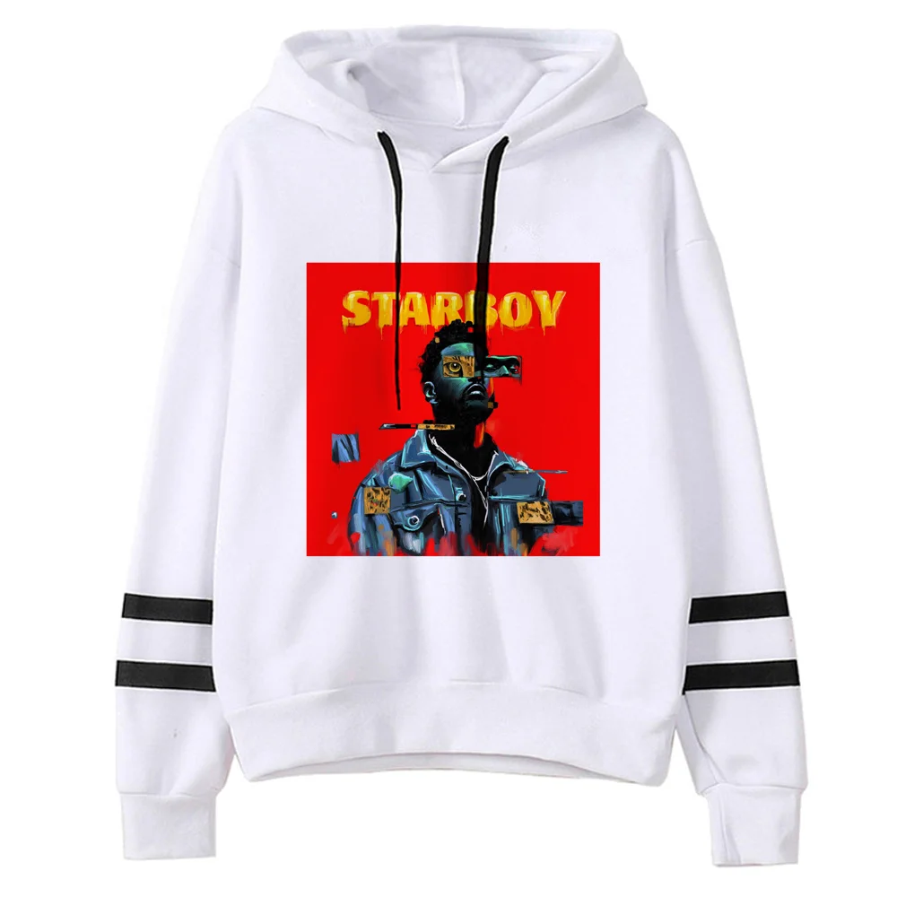 the Weeknd hoodies women gothic streetwear aesthetic Fleece tracksuit Hood women Korean style pulls