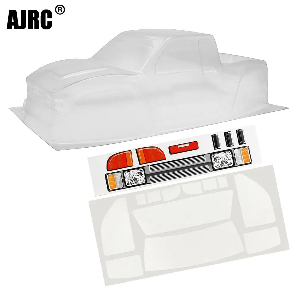 

12.3inch 313mm Wheelbase Clear Pickup Body Shell Kit For 1/10 Rc Crawler Axial Scx10 Scx10 Ii 90046 Traxxas Trx4