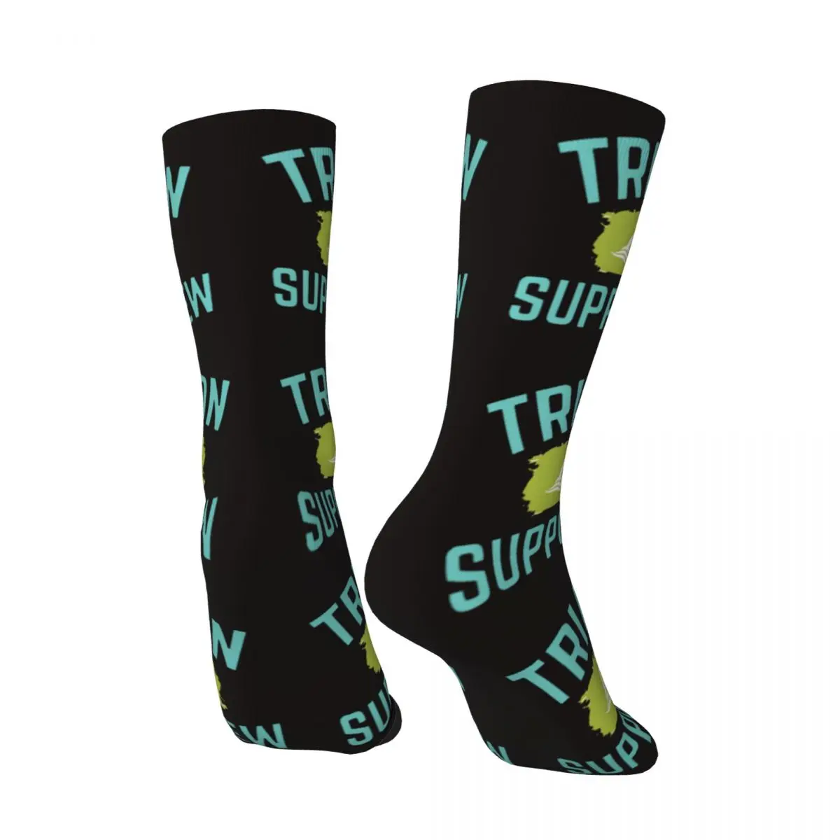 Unisex Hip Hop Happy Socks, Support Crew 1, Street Style, Louco, Inverno