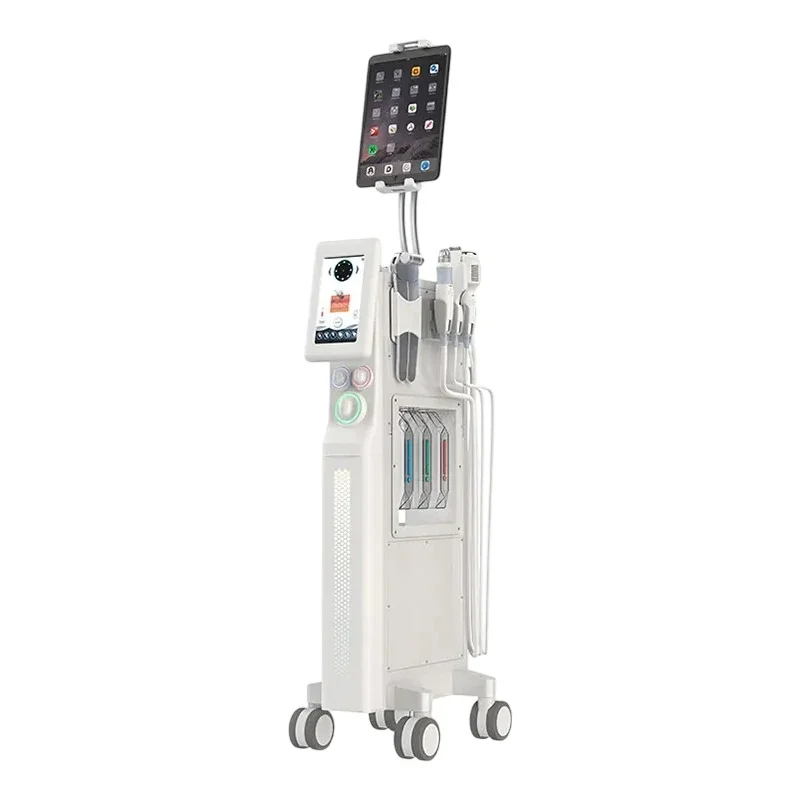 6-in-1 HydroFacial Machine with Camera | Visible Blackhead Removal | Deep Cleansing & Face Lifting | Professional Spa Device