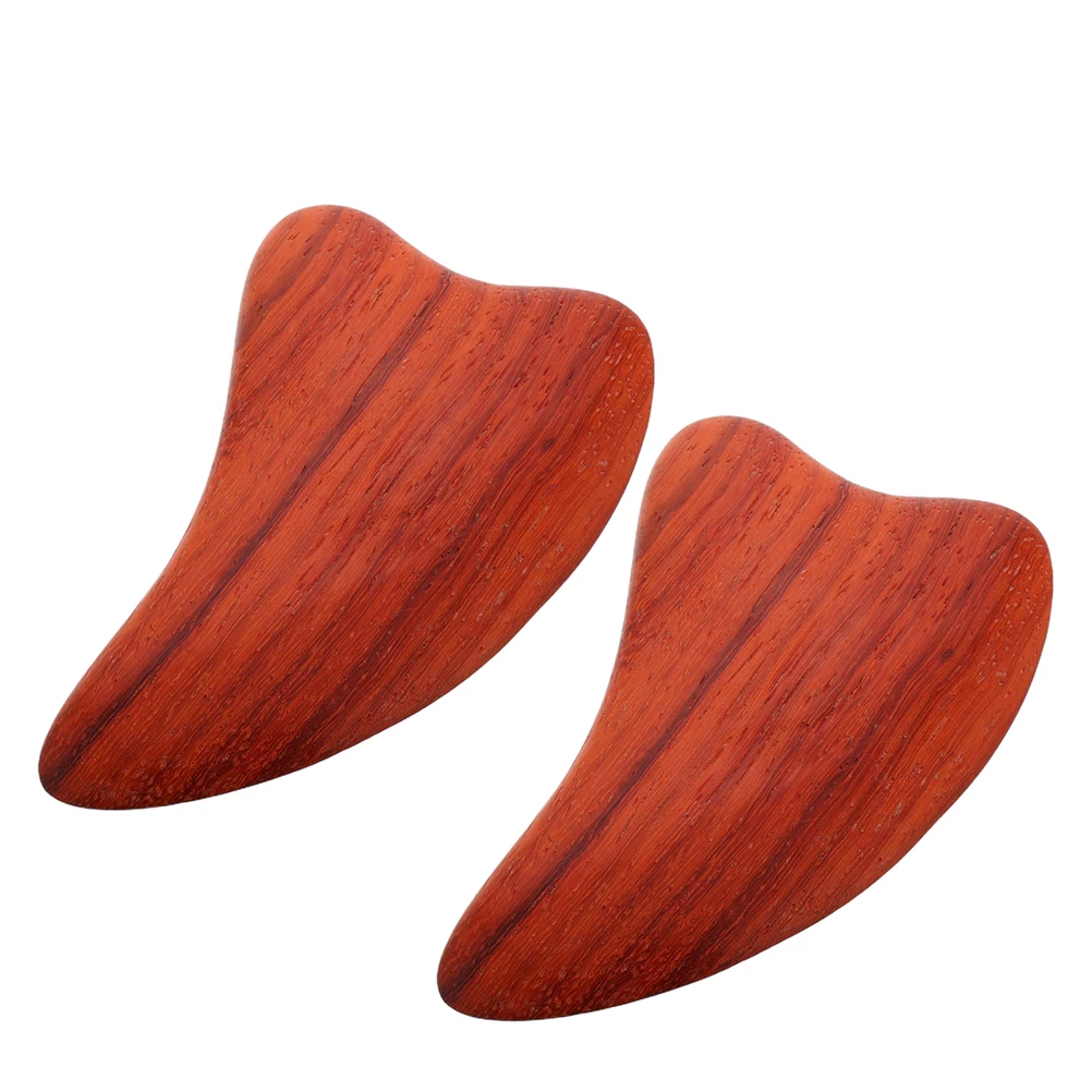 

Wooden Gua Massage Tool Handheld Back Massager Portable Scraping Board Red Natural Full Body Facial Skincare Tools