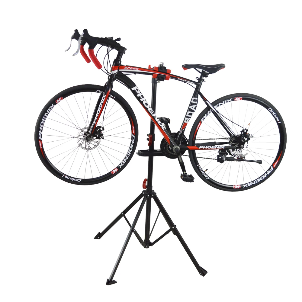 

Bike Accessories Repair Stand Foldable Bike Stand For Maintenance Portable Height Adjustable Rack