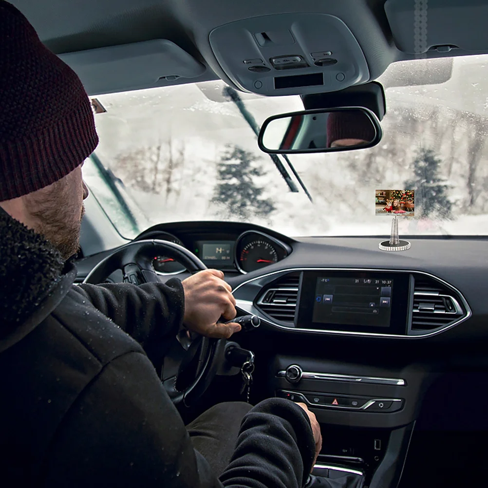 12pçs acessórios de gato da fortuna, base de mola, painel do carro, cabeça de agitação, substituição, artesanato, base de balanço decorativa