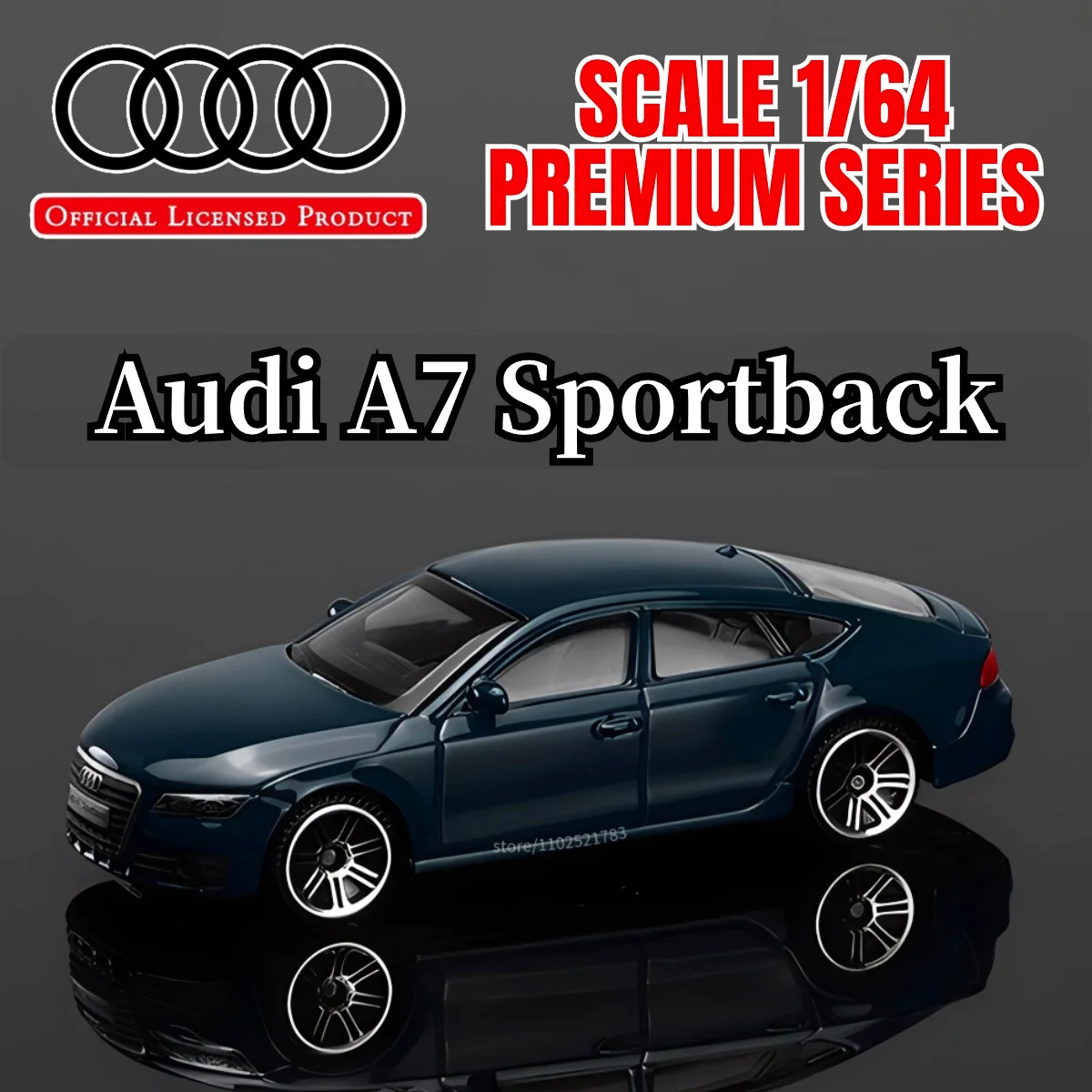 

1:64 Audi A7 Sportback Replica Diecast BMW Toyota VW Model Car – Perfect Addition to Your Scale Car Miniature Kid Gift Toy