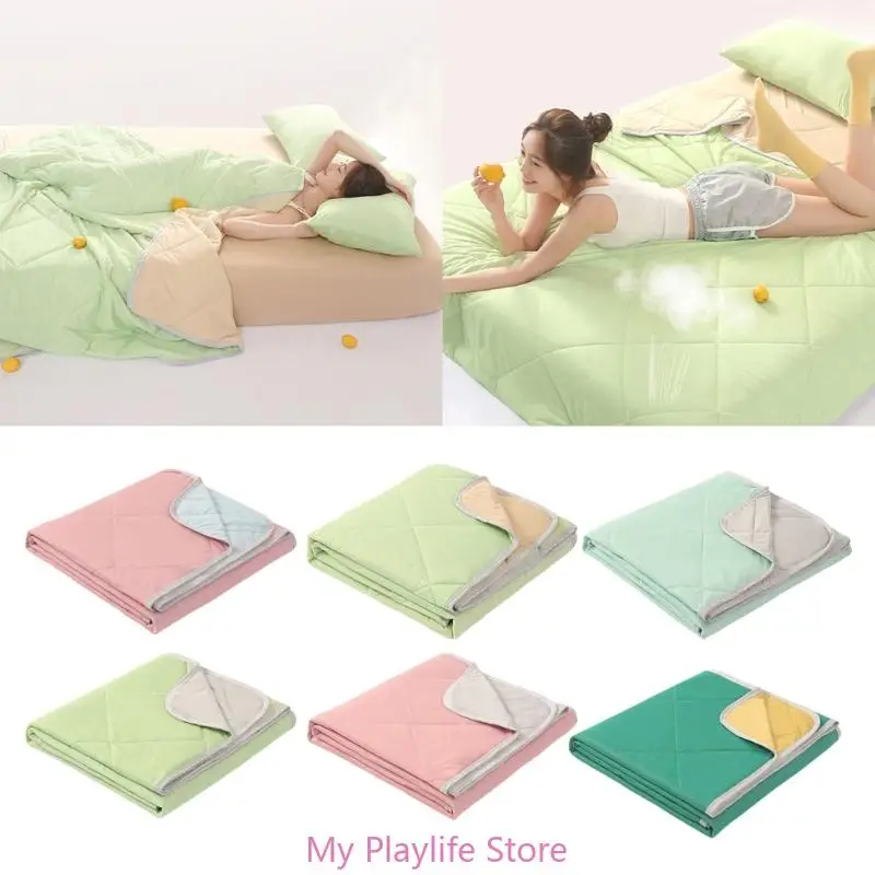 

Stay Cooling All Night with Our 3Layered Breathable Quilts Comforter, Cooling Sleep Blanket for Hot Sleepers Breathable