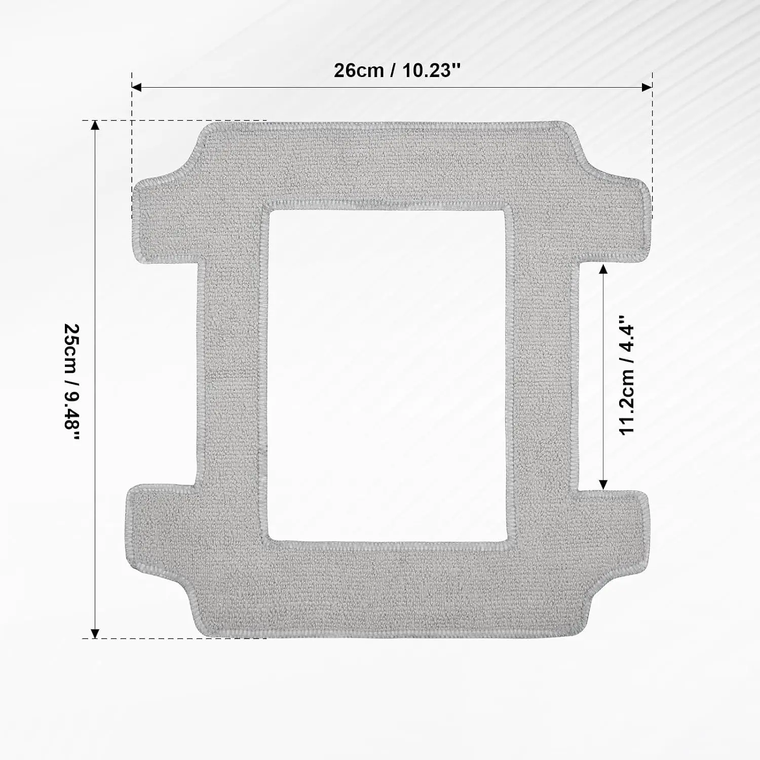 W2S Cleaning Pads for Ecovacs Winbot W2S, W2S Omni Window Cleaning Robot, Replacement Cleaning Cloths view 2
