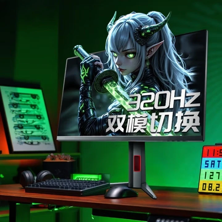 27 inch dual mode 4k160hz/1k320hz ips game office LCD monitor