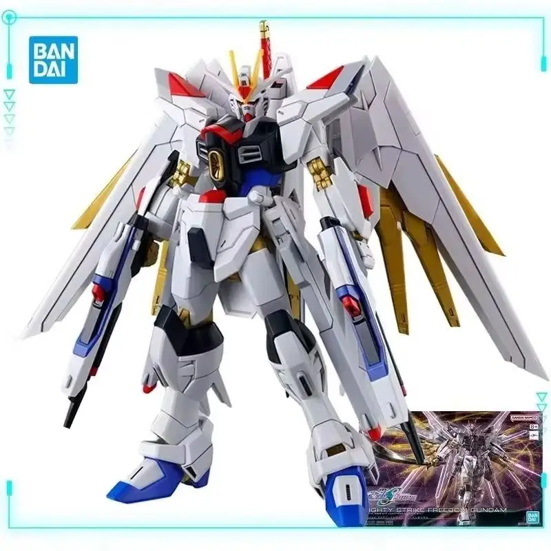 

Bandai оригинальный мобильный костюм Gundam SEED Freedom ZGMF/A-262DP-P Mighty Strike Freedom Gundam HGCE 1/144 модель игрушки фигурки героев