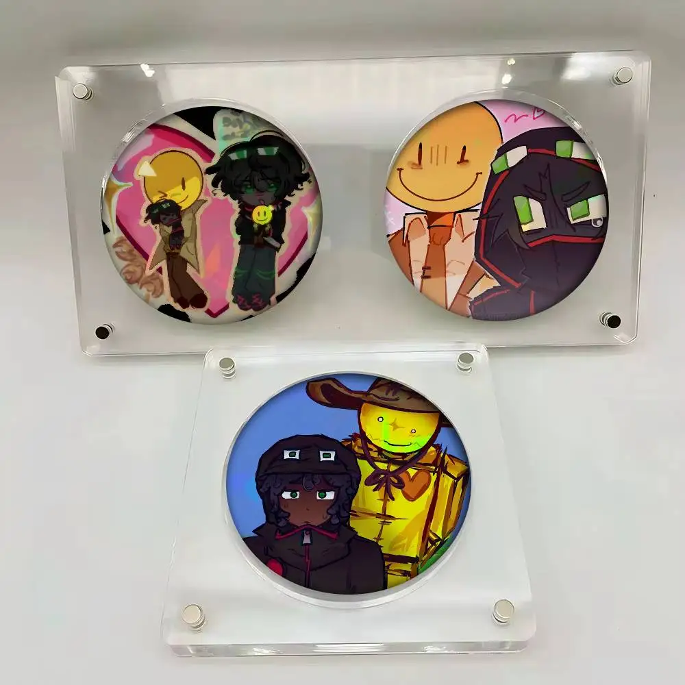 GAME V-Verity x M-Mob    Cute Series Pins Funny Badge Interesting Cartoon Animals Brooches Backpack Clothes Gift Accessory