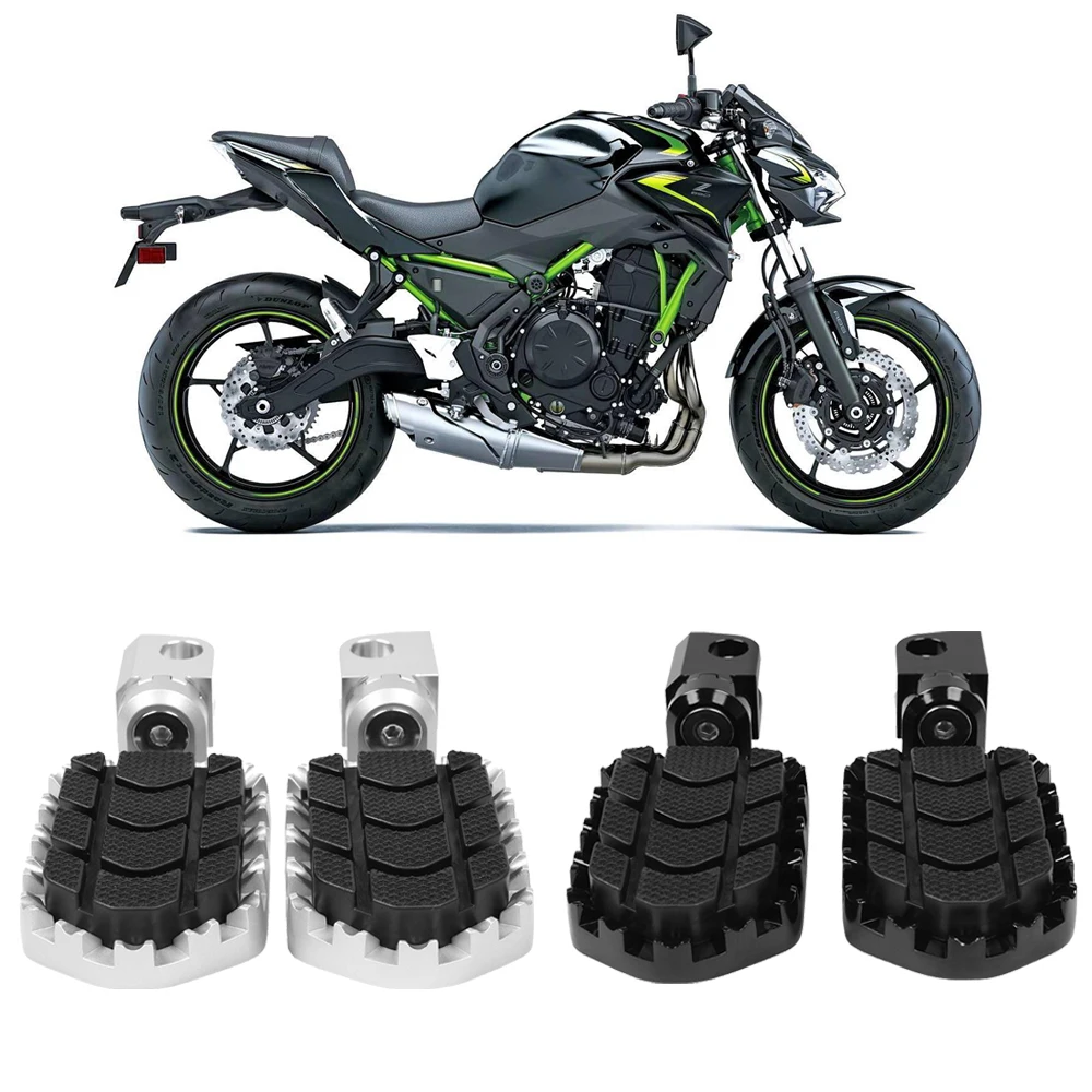 

Pedals Footrests For Kawasaki Ninja ZX6R ZX636 ZX10R NINJA 250 300 650 Z125 Z250 Z300 Z650 Z900 VERSYS-X Motorcycle Foot Peg
