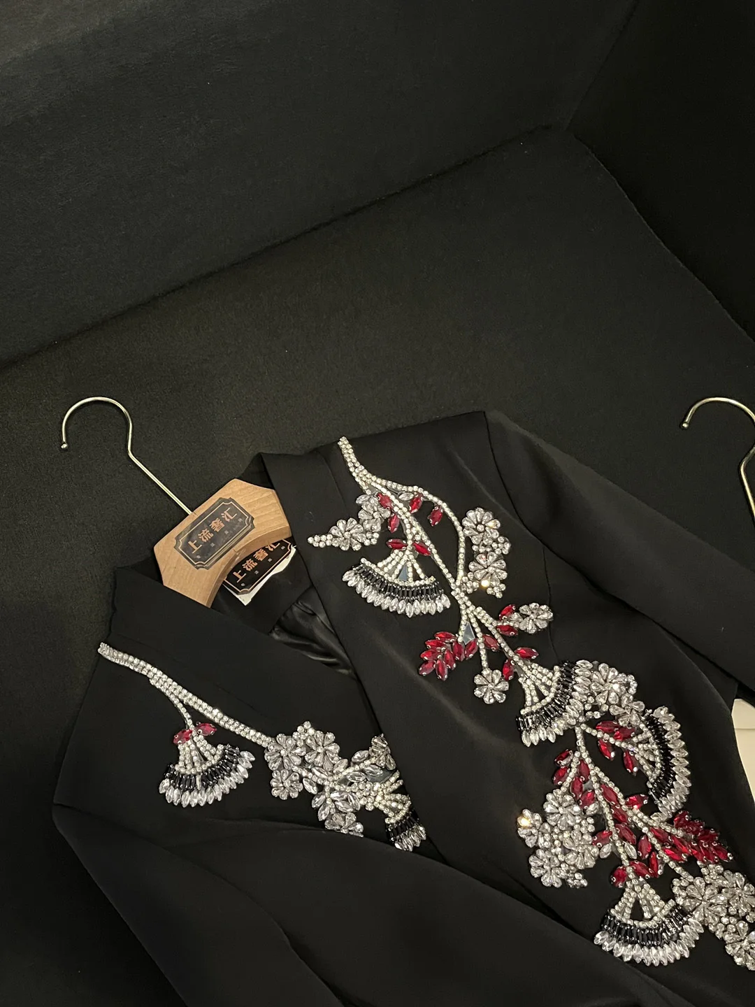 Sciolto lungo Sve V-Ne taglio dritto Jaet Autunno New Sle Donna Faion French Sle ricamato Abbigliamento da ufficio X3