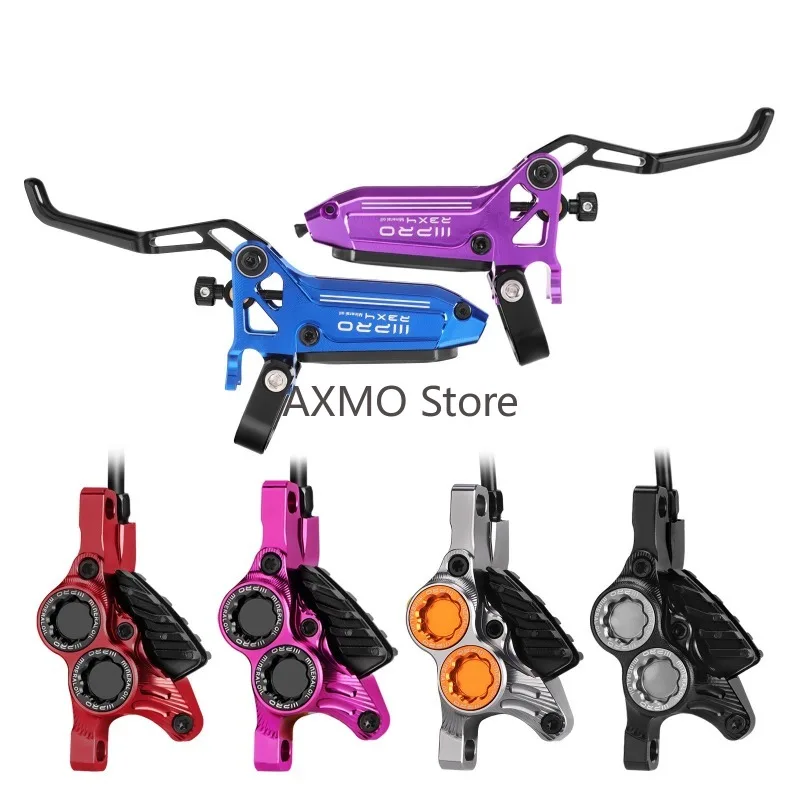 

IIIPRO R3X4 велосипедный 4-поршневой гидравлический дисковый тормоз, высокопрочный разделенный масляный диск для AM/DH дорожного велосипеда, дисковый тормоз