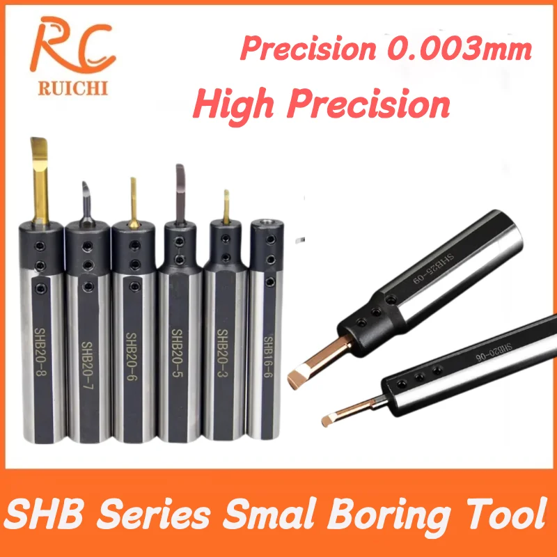 SHB12 SHB16 SHB20 SHB25 Small Diameter Boring Bars Round Shank Boring Tool Holder Tools Rod Milling Lathe Boring Cutter Sleeve