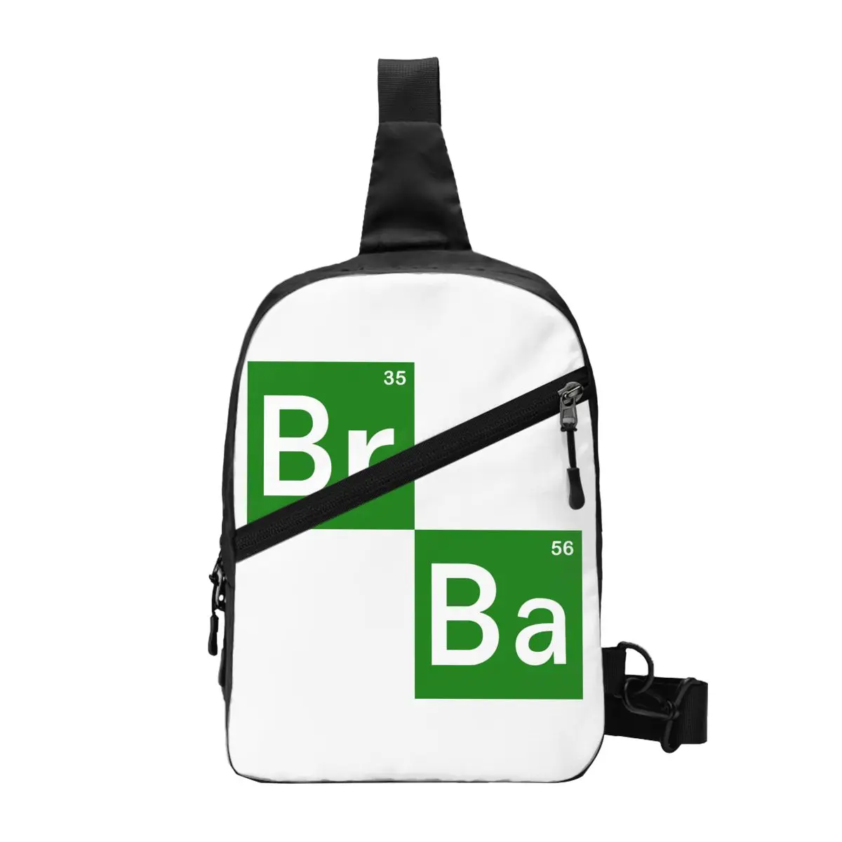 Casual Breaking Bad Crossbody Sling Mochila Homens Ombro Peito Bolsas para Caminhadas