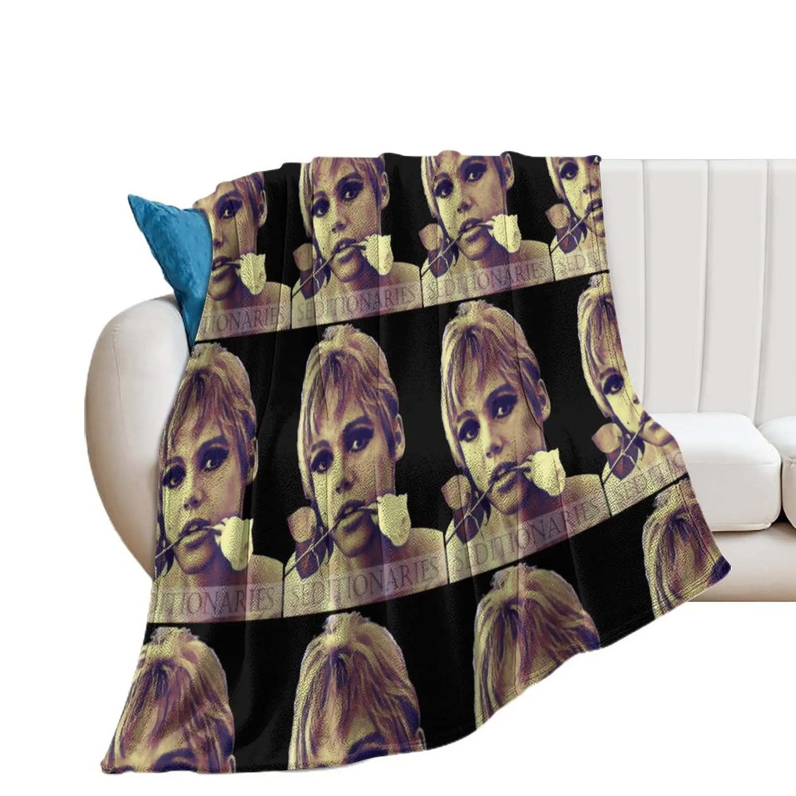 Punk Rock, Andy Warhol, Edie Sedgwick Throw Blanket Sofa Quilt Luxury Throw Soft Beds Blankets