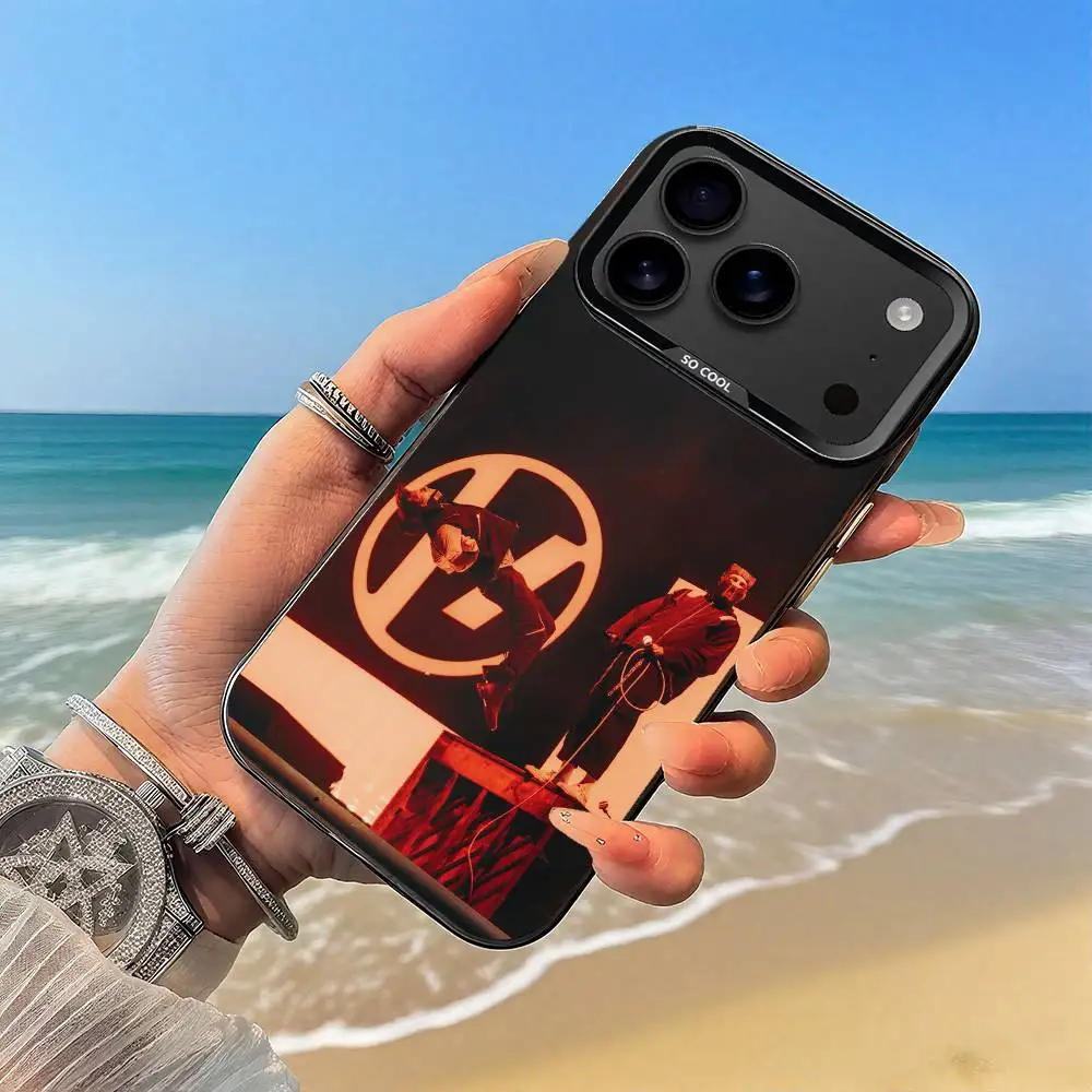 Casing Ponsel B-Band T-Twenty One Warna Hitam untuk iPhone17,16,15,14,13,12,Pro,Max,Plus,E,SE4,Air,Mini