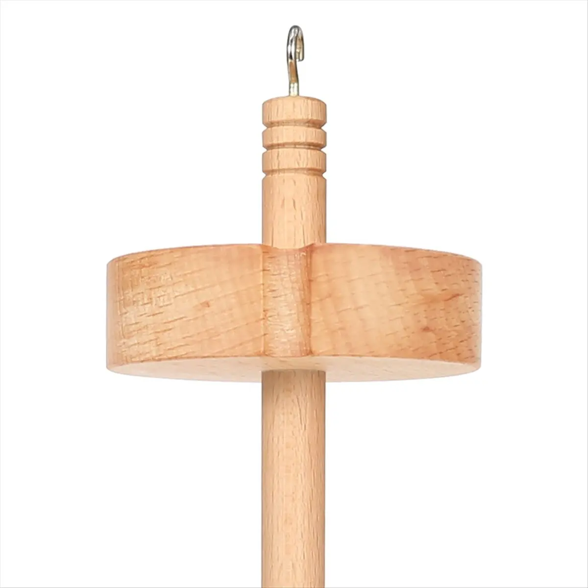 T28C! Drop Spindle Top Whorl Yarn Spinner for Crocheting Spin Spinning Wheel for Yarn Making Hand Carved Wooden Spindle Tool