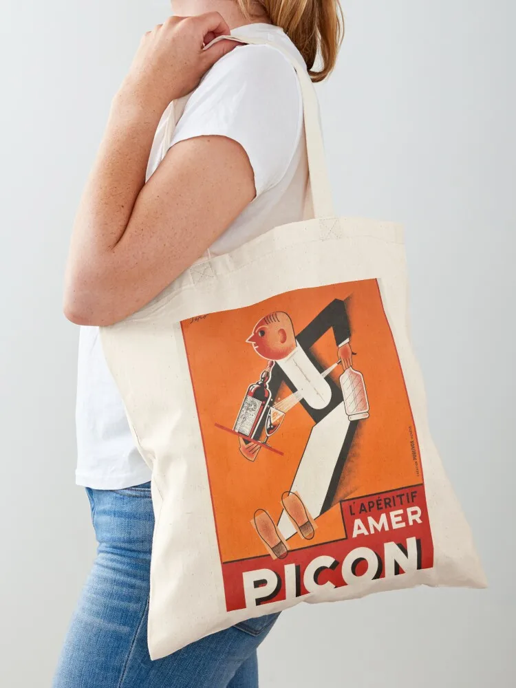 

Vintage pub - Picon, aperitif Tote Bag shopping bag logo tote bag men shopping Women's shopper