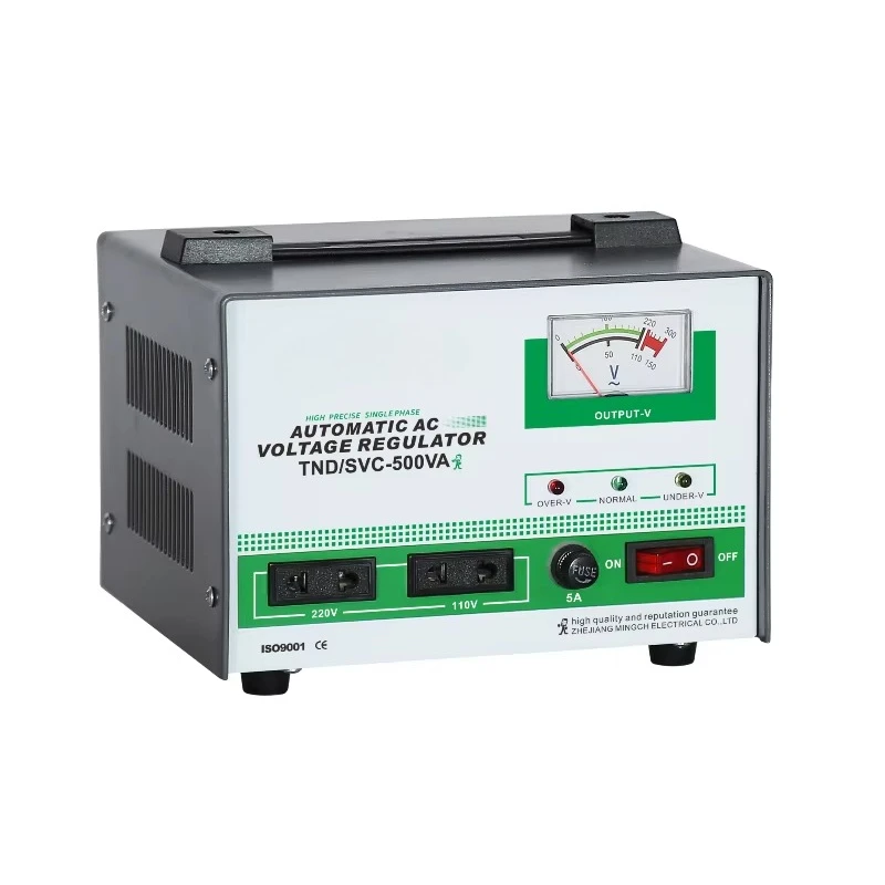 500VA Single Phase 220V Servo Motor Type Automatic Stabilizer Voltage Regulator for Small Office