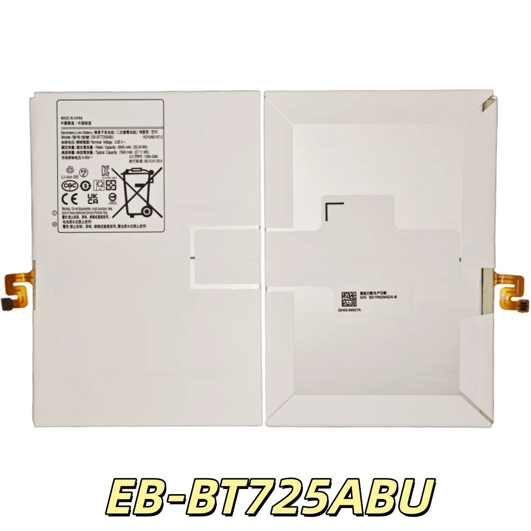 Brand New EB‑BT725ABU 7040mAh Replacement Battery With Tools For Samsung Tab S5e T720 T725 S6 Lite P610 P615