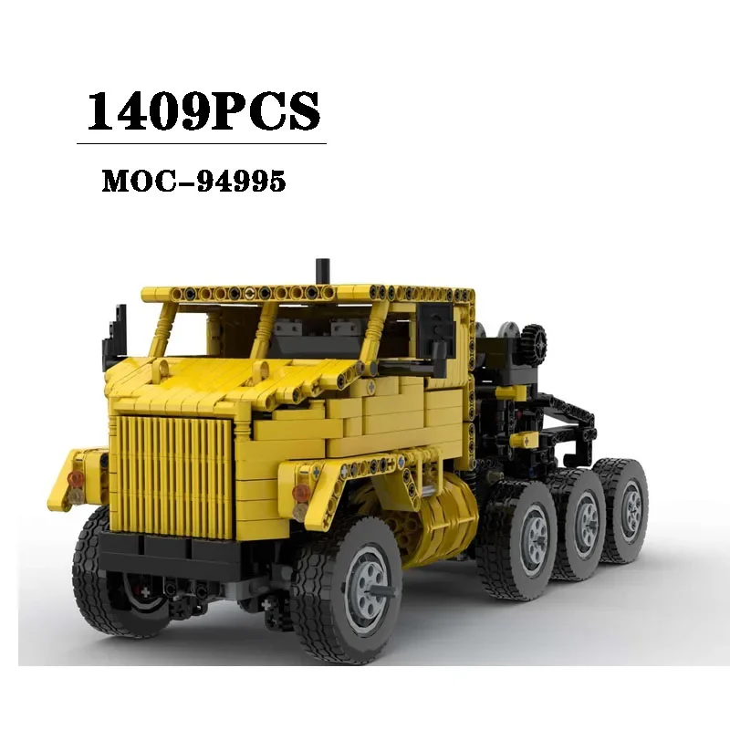 New MOC-94995 Semi Trailer Tractor Building Block Model Decoration 1409PCS Boy Puzzle Education Birthday Christmas Toys Gift