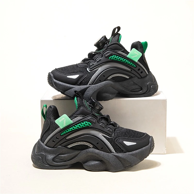 

Осенние детские кроссовки, новинка 2023 года, модные мягкие нескользящие детские кроссовки с цветными блоками, роскошная спортивная обувь для мальчиков