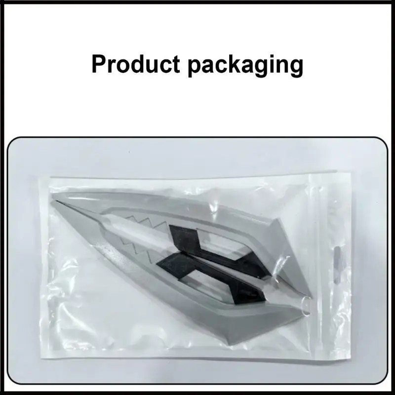 

Аэродинамическое крыло 2pcs Мотоциклевое переднее спойлер для скутеров уменьшает повышение устойчивости комфорта устойчиво