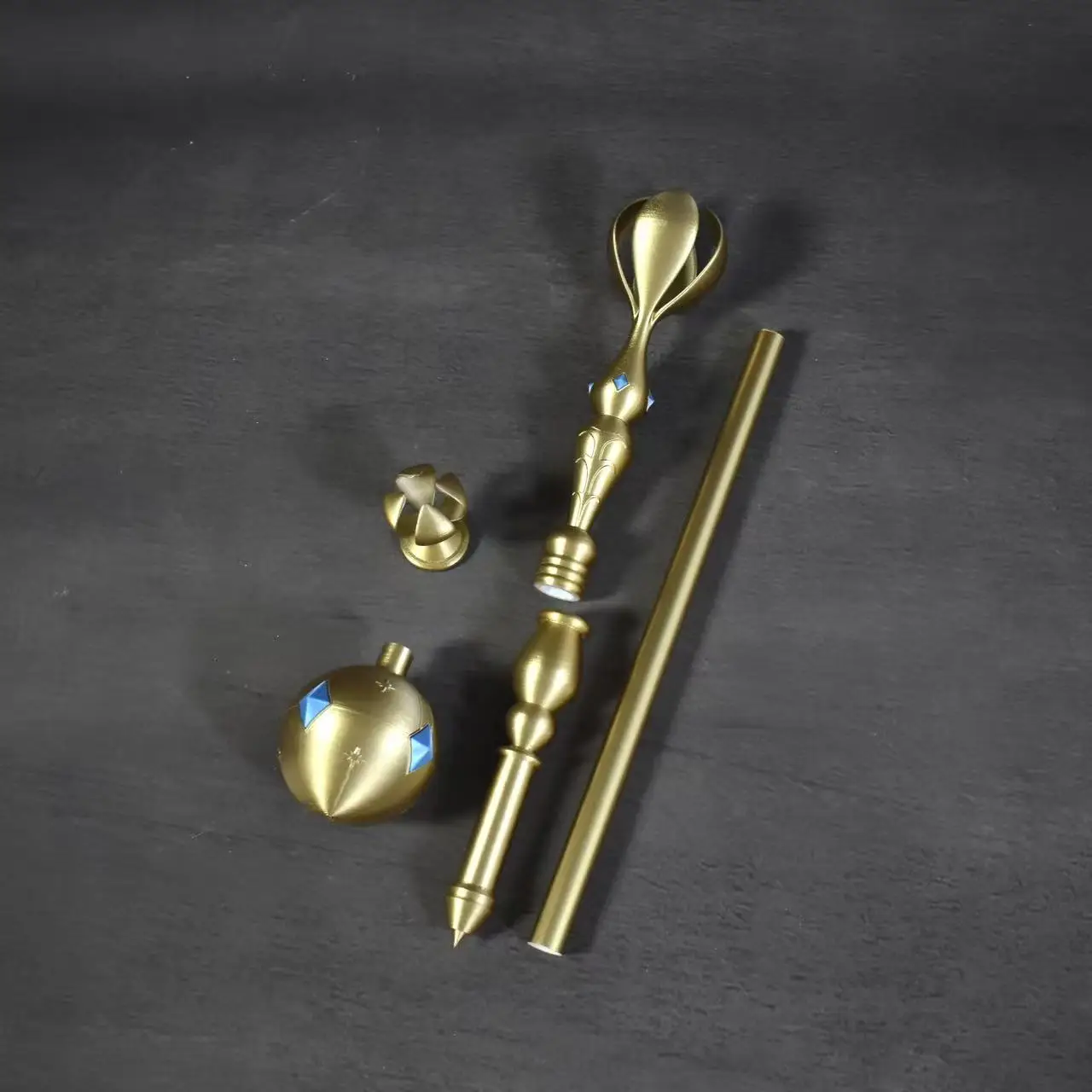 Anime Elsa Cosplay Prop Queen Elsa The Coronation Scepter Orb Snow Queen Ice Empress Hand Prop For Hallowmas Party Adult Women