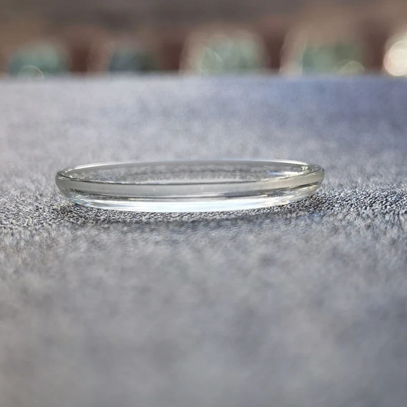 Mineral Cover Shaped Watch Crystal High Domed Round Glass 26mm-35.5mm Diameter for Watch Glass Replacement