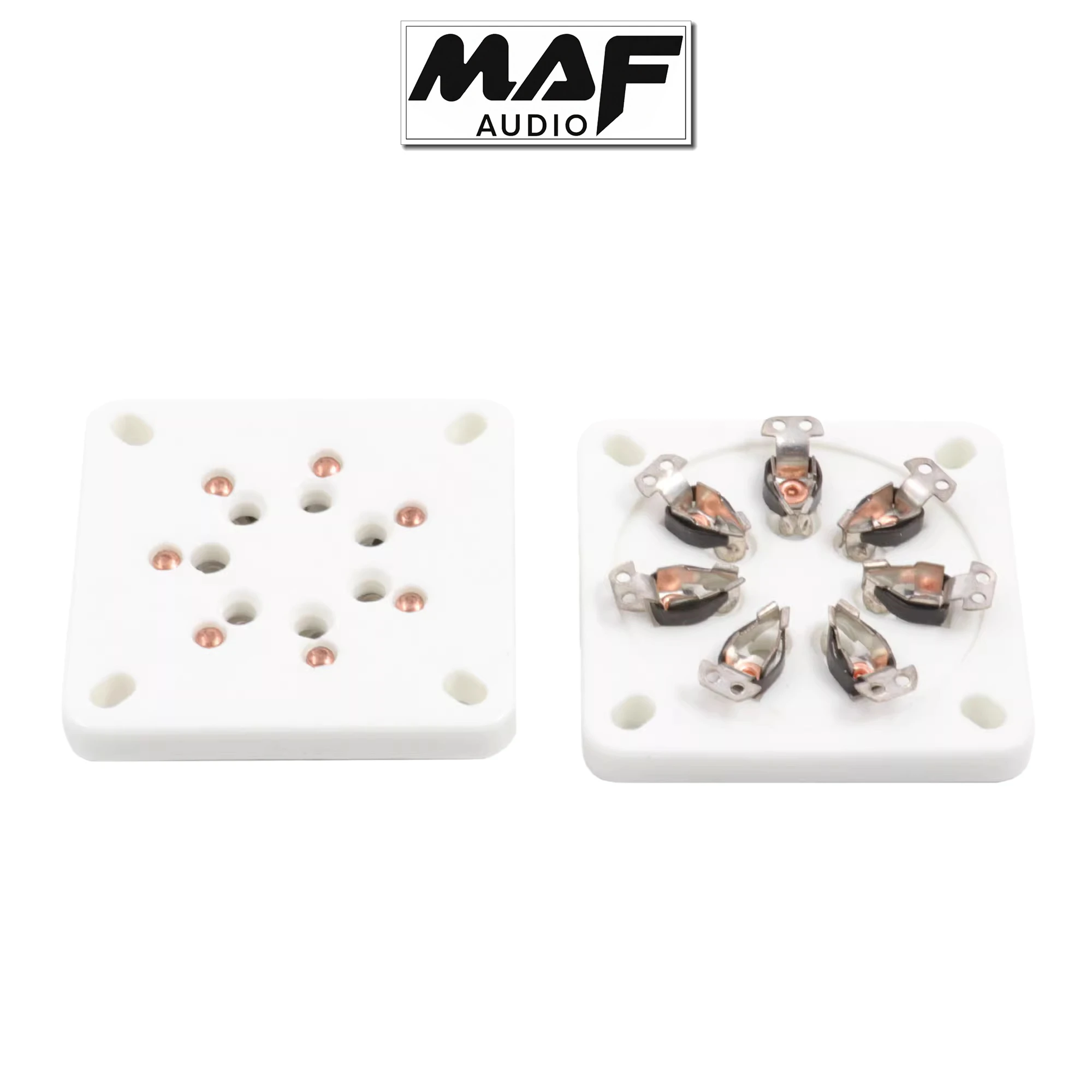 2pcs Ceramic 7pin Tube Socket for 813 FU-13 5-125B FD71 Vintage Amplifier DIY Kits Chassis Mount