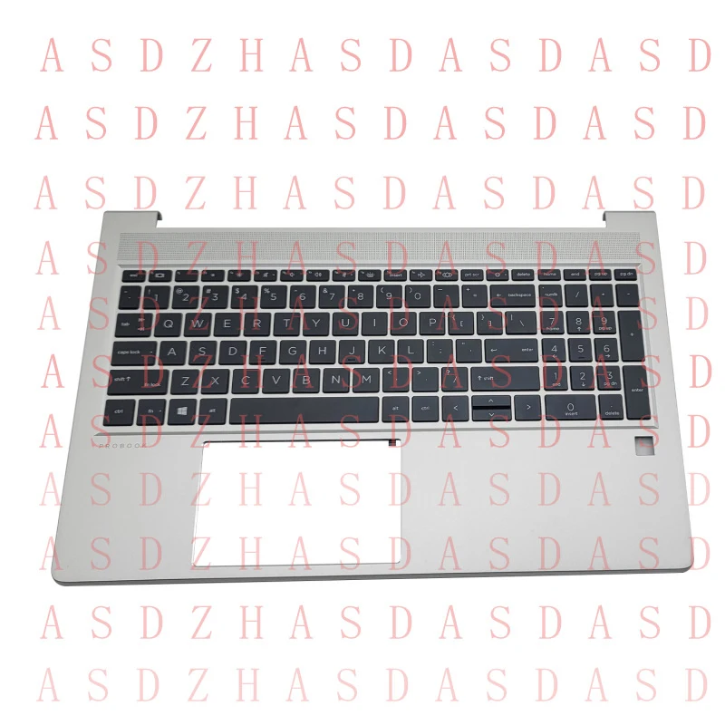 

Z New Silver Palmrest Backlit Keyboard For HP ProBook 650 655 G8 M49545-001 15.6in
